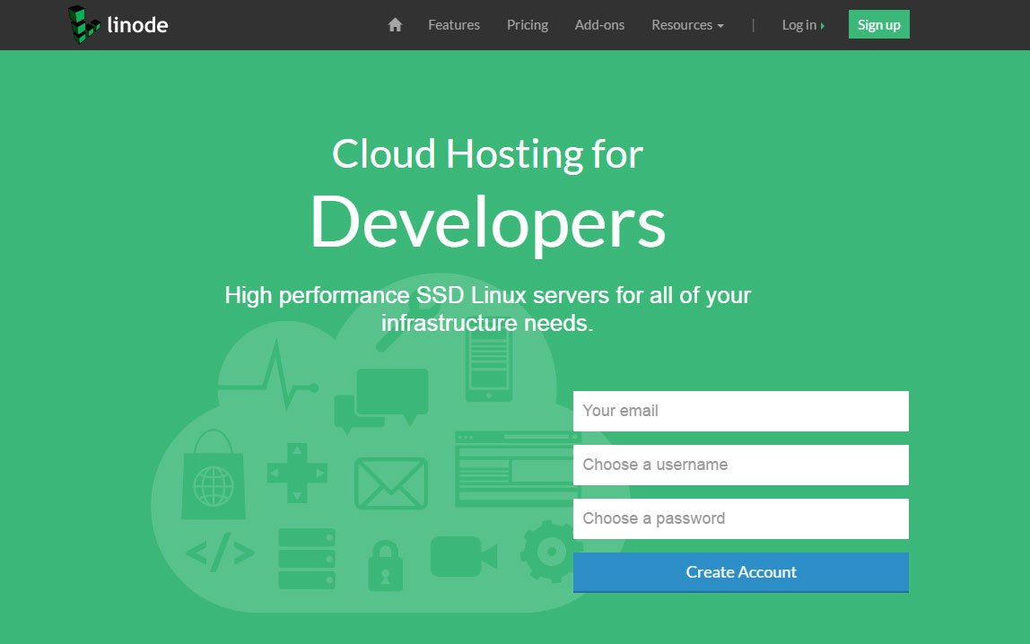 linode hosting vps setup