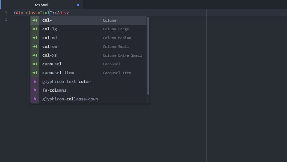 Atom Bootstrap 3