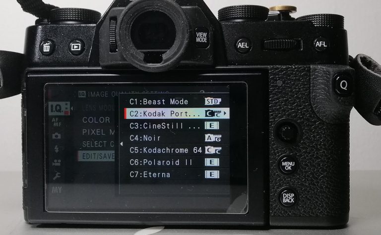 Fujifilm Film Simulation Recipe Custom Setting