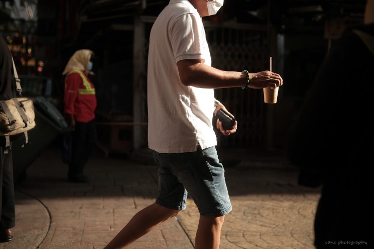 Man Holding Bubble Tea