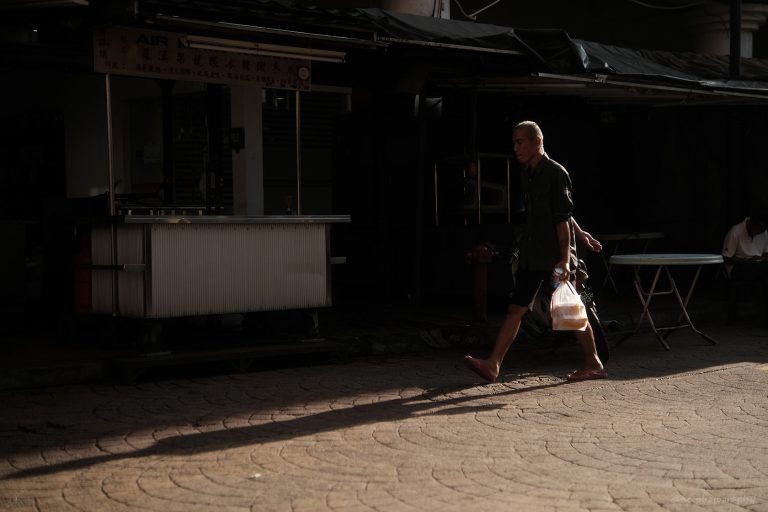 Man walking on the street