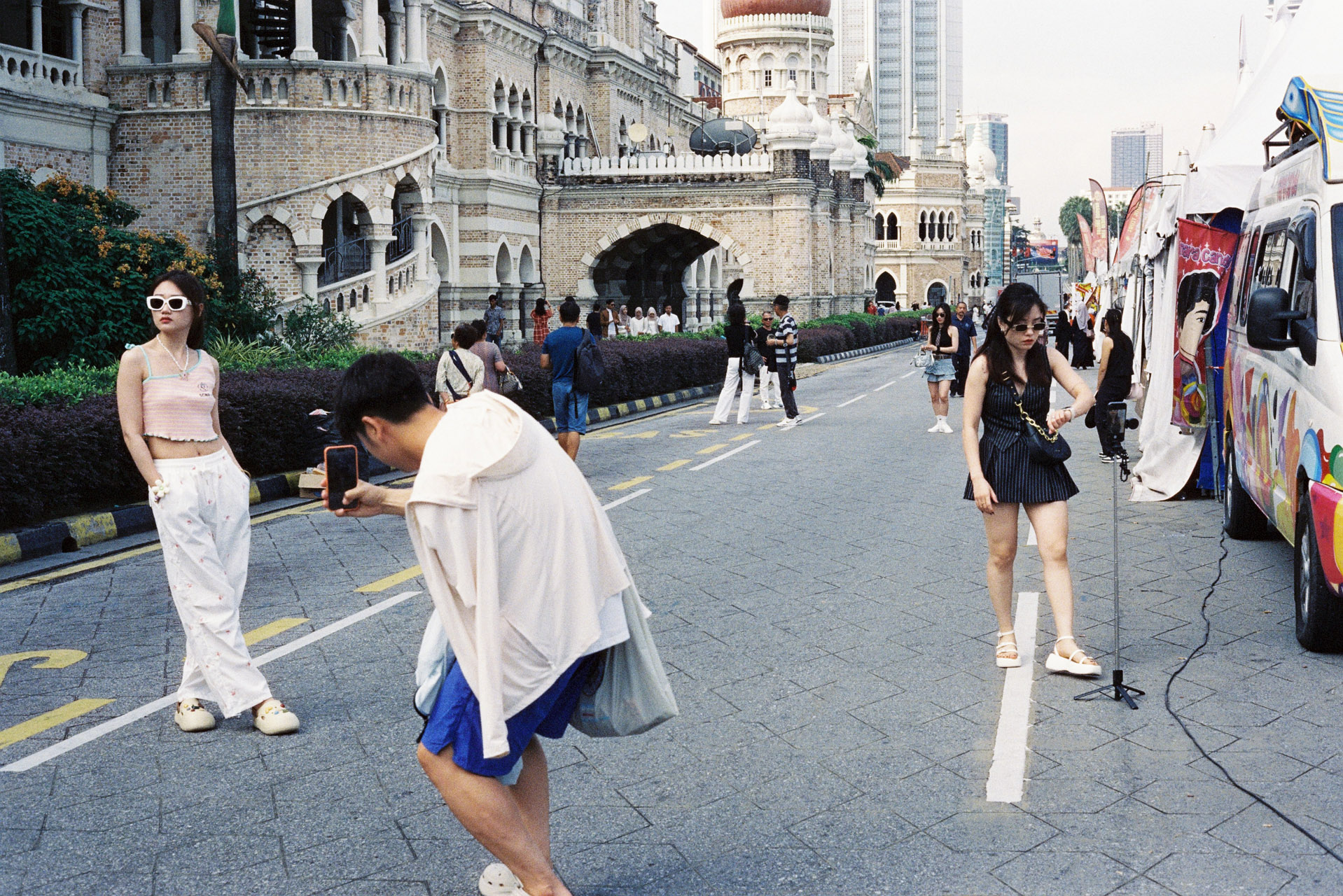 Contax G1 Street Photography Layering