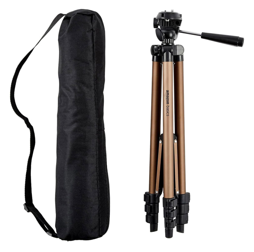 Amazon Basics 50-inch Lightweight Camera Mount Tripod Stand