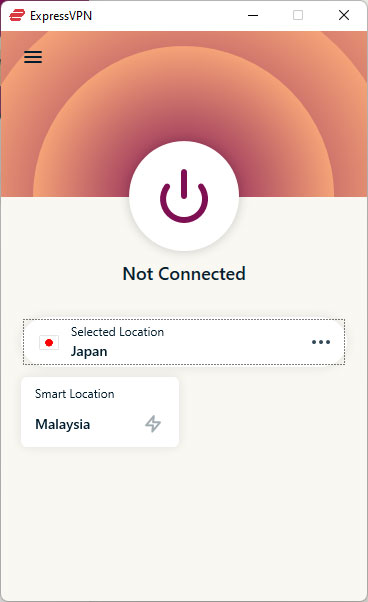 ExpressVPN Connect VPN Location